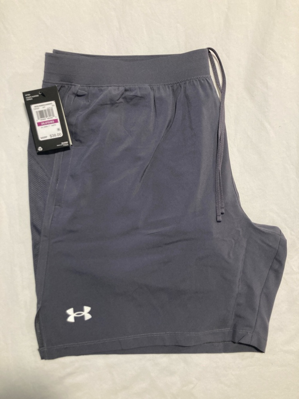 NWT Under Armour Men's Slate Gray Athletic Shorts (092)
